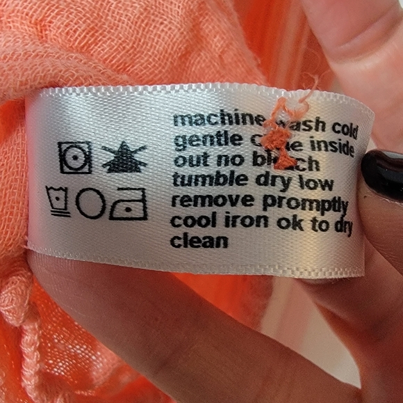 Three Dots 100% Cotton Button Down, Size L - Picture 8 of 8